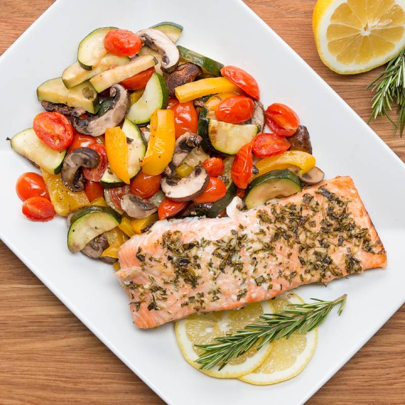 Photo of Salmon With Vegetables